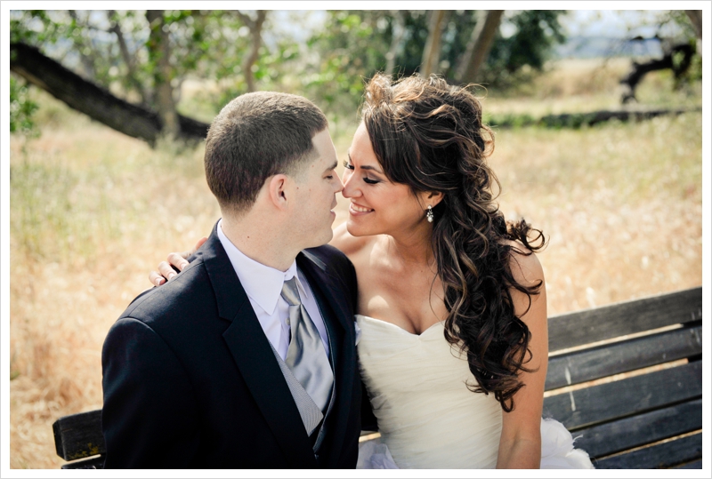 Sycamore Grove photo shoot with bride and groom