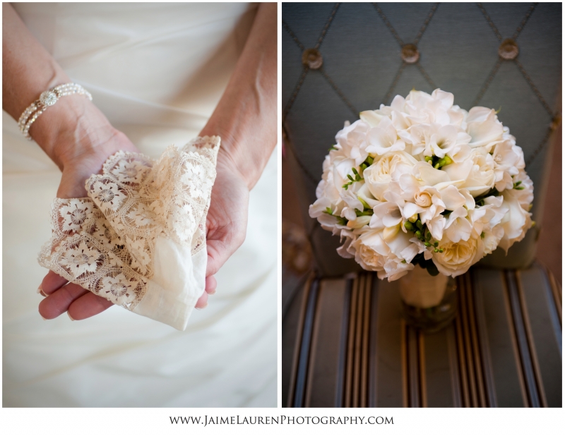 bride holding something old and bouquet in a chair at casa real in livermore