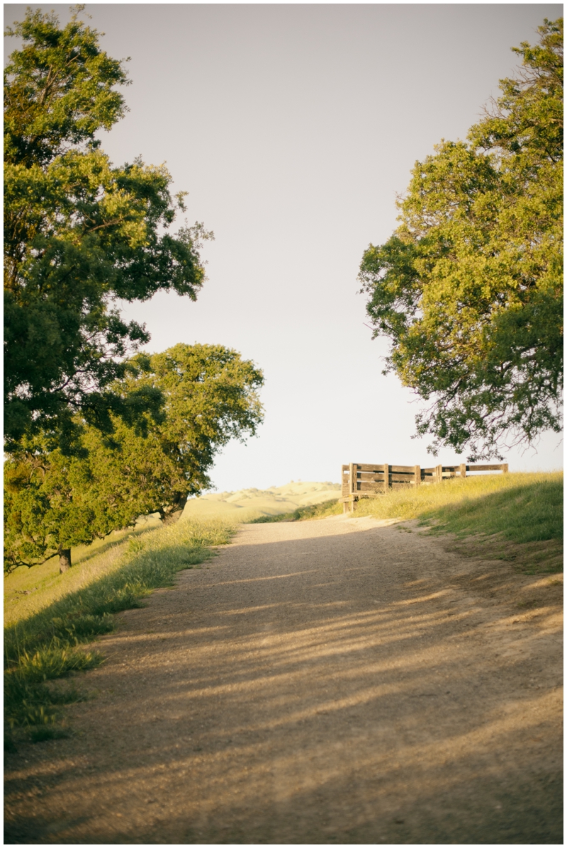 Del Valle Regional Park at sunset