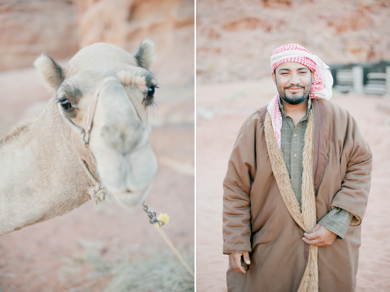 Desert Guide and Camel Wadi Rum Jordan